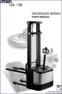 crown we2300 ws2300 parts catalog, crown parts catalog, crown we2300
