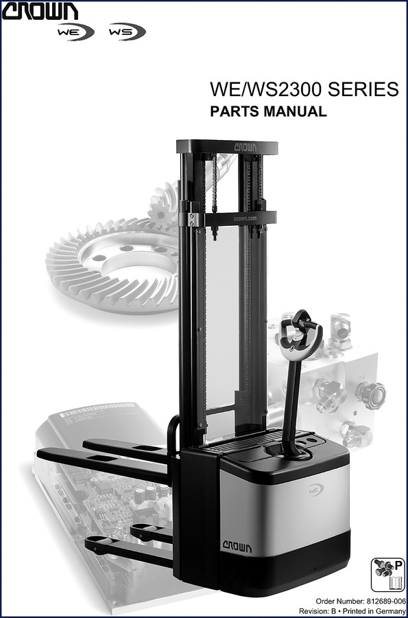 crown we2300 ws2300 parts catalog, crown parts catalog, crown we2300