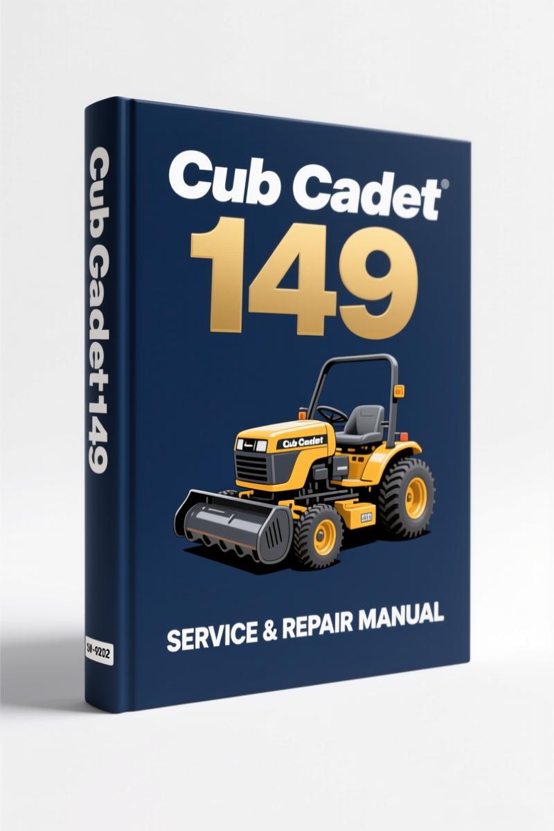 Cub Cadet 149 Parts Catalog – 76 pages of factory part breakdowns and diagrams