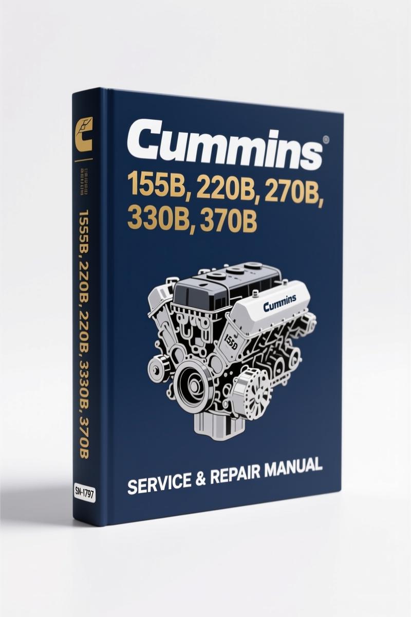 cummins 155b 220b 270b 330b 370b technical manual, cummins manual, cummins 155b