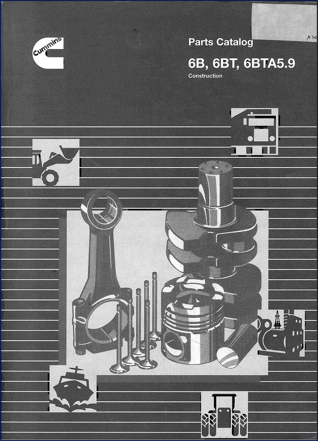 cummins 6b, 6bt, 6bta parts catalog, cummins parts catalog, cummins 6b,