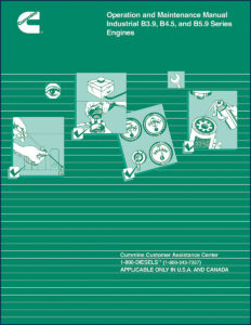cummins b3.9, b5.9, b4.5 operators manual, cummins manual, cummins b3.9,