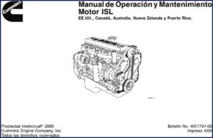 cummins isl 2000 operators manual, cummins manual, cummins isl