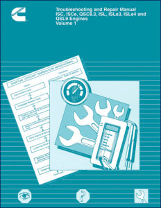 cummins isl isc qsc8.3 isce isle3 troubleshooting manual, cummins manual, cummins isl