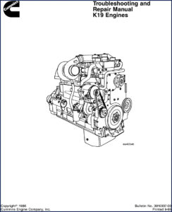 cummins k19 1986 troubleshooting manual, cummins manual, cummins k19