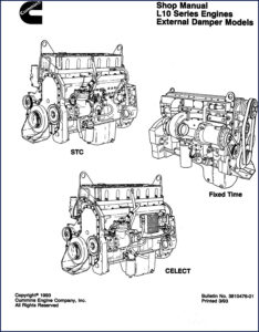 cummins l10 1993 workshop manual, cummins workshop manual, cummins l10