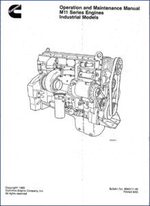 cummins m11 1995 operators manual, cummins manual, cummins m11