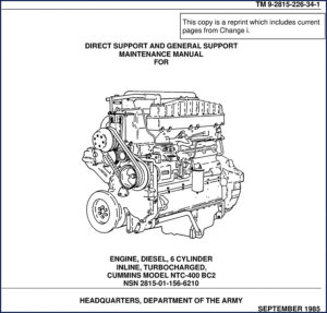 cummins ntc, cummins manual