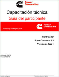 cummins powercommand 3.3 hmi 320 2008 training manual, cummins manual, cummins powercommand