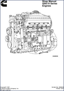 cummins qsk19 1997 workshop manual, cummins workshop manual, cummins qsk19