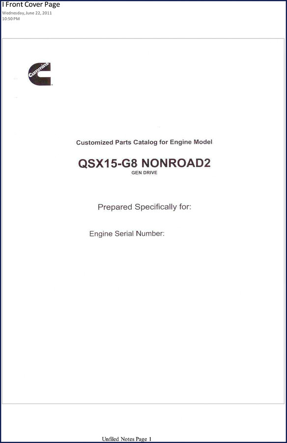 cummins qsx15, cummins manual
