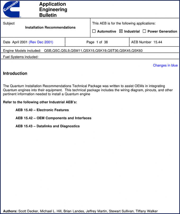 cummins qsb qsc qsl9 qsm11 qsx15 2001 installation, cummins manual, cummins qsb