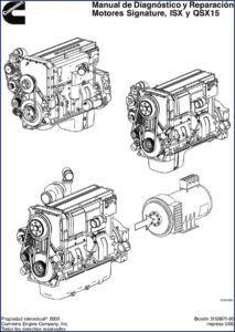 cummins qsx15, isx, signature 2000 diagnostics manual, cummins manual, cummins qsx15,