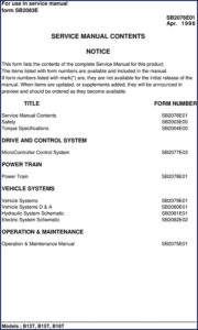 daewoo b13t, b15t, b18t 1996 service manual, daewoo service manual, daewoo b13t,