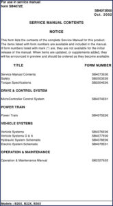 daewoo b20x, b22x, b30x 2002 service manual, daewoo service manual, daewoo b20x,