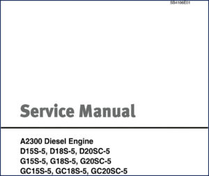 daewoo d15s d18s g15s g18s d20sc service manual, daewoo service manual, daewoo d15s