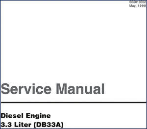 daewoo db33a 1998 service manual, daewoo service manual, daewoo db33a