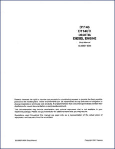 daewoo d1146 d1146ti de08tis 2001 service manual, daewoo service manual, daewoo d1146