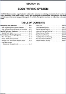 daewoo m100 electrical schematic, daewoo manual, daewoo m100