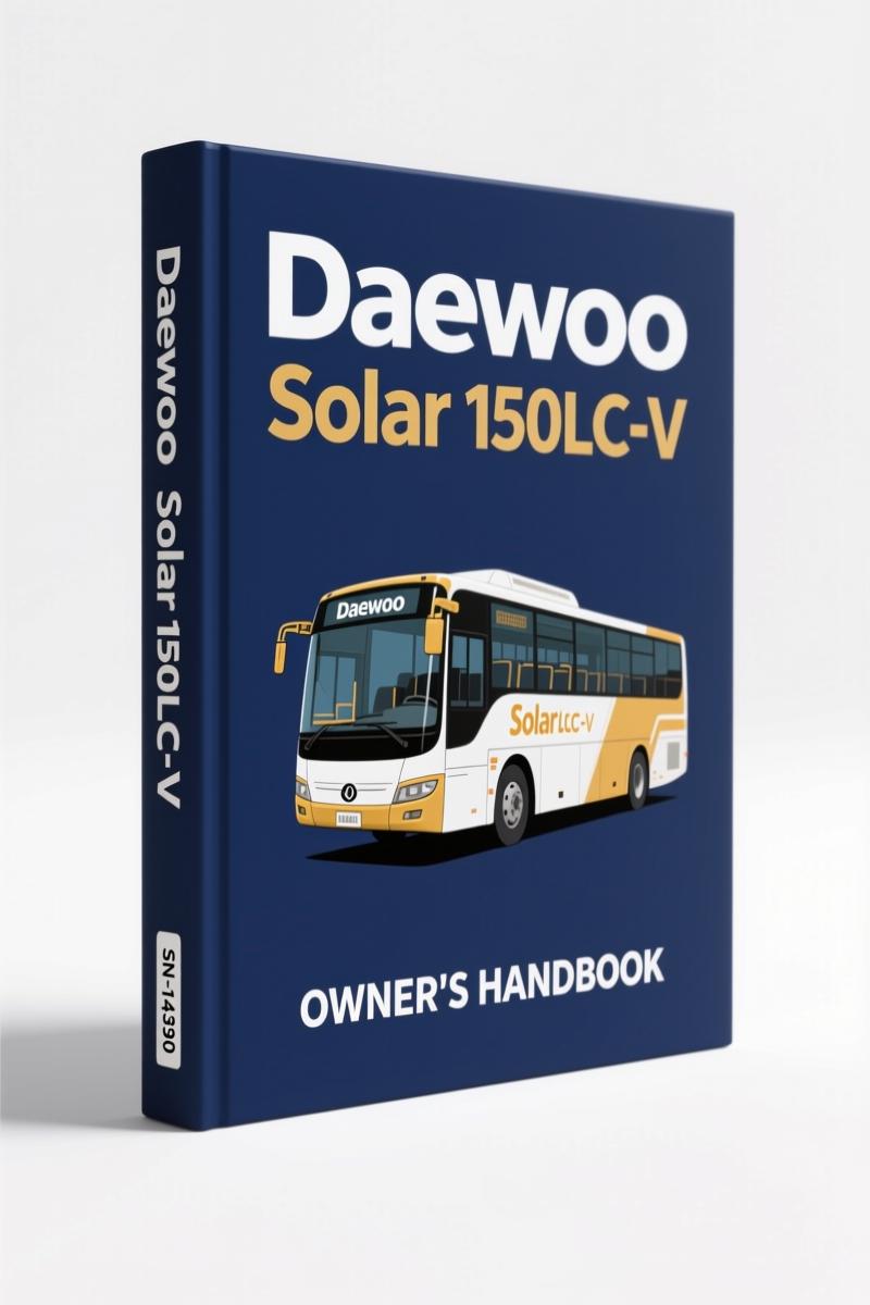 daewoo solar 150lc, daewoo manual, daewoo solar