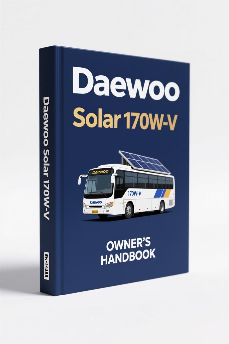 daewoo solar 170w, daewoo manual, daewoo solar