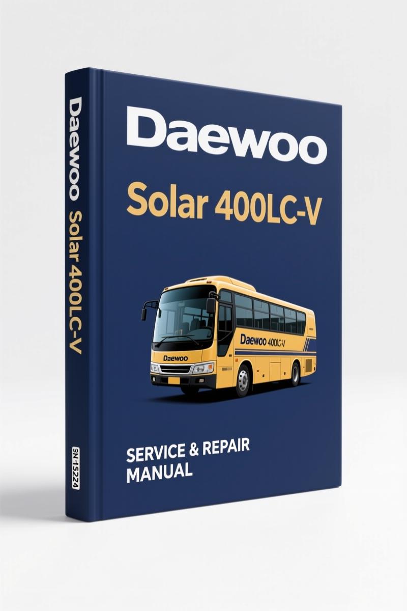 daewoo solar 400lc, daewoo manual, daewoo solar