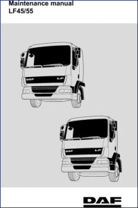 daf lf45, lf55 2005 service manual, daf service manual, daf lf45,