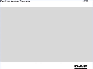 daf xf105 wiring diagram, daf wiring diagram, daf xf105