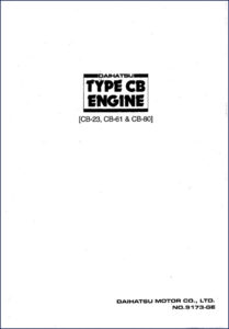daihatsu cb, daihatsu manual