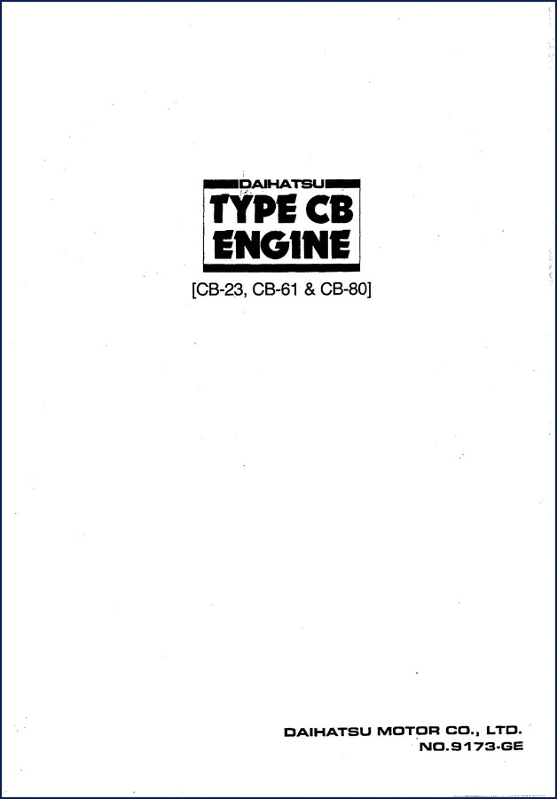 daihatsu cb, daihatsu manual