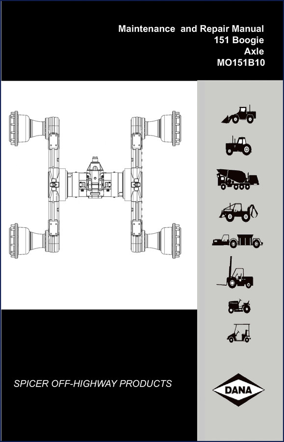 dana spicer 151 boogie axle repair manual, dana spicer repair manual, dana spicer spicer