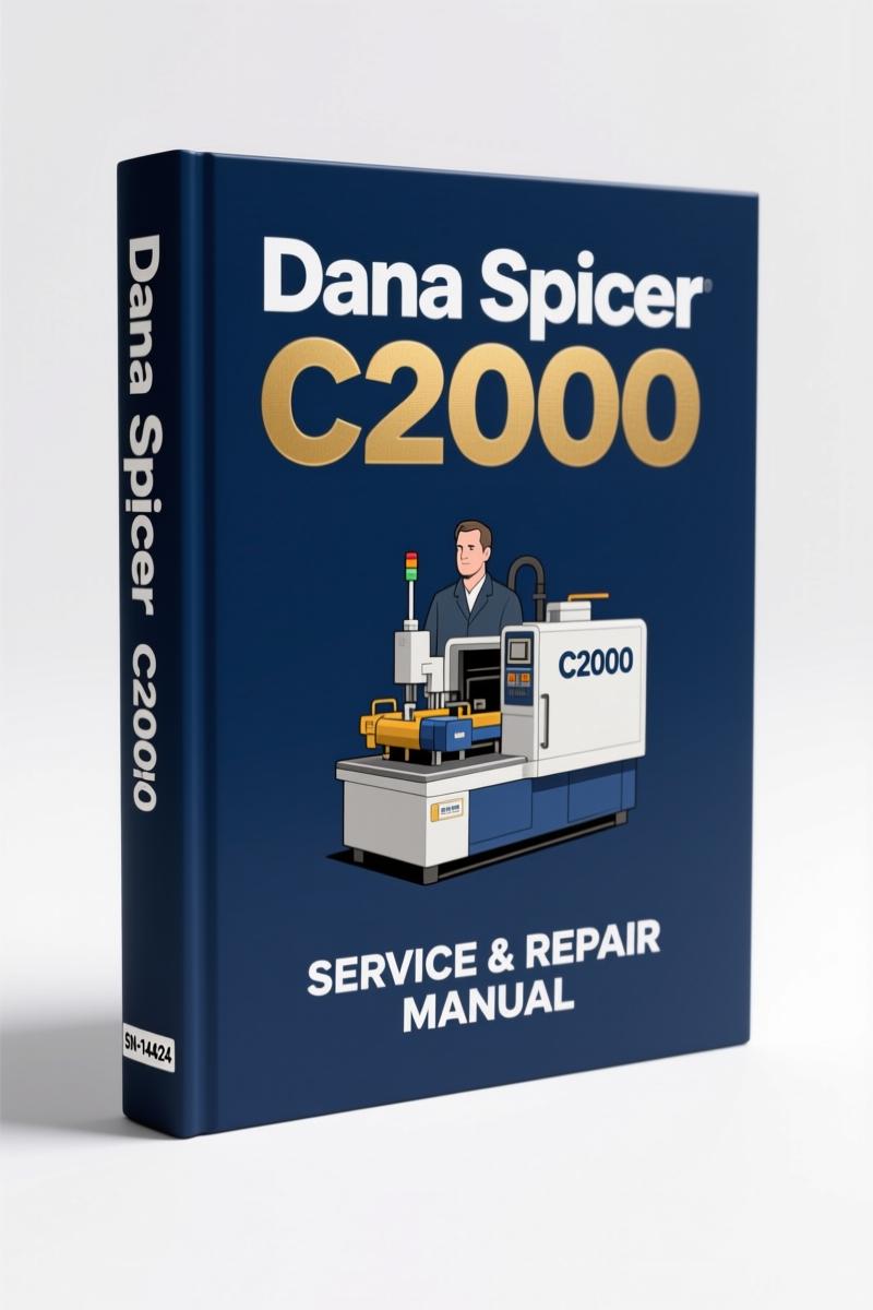 Dana Spicer C2000 Torque Converter Service Manual 2000 - Cover page