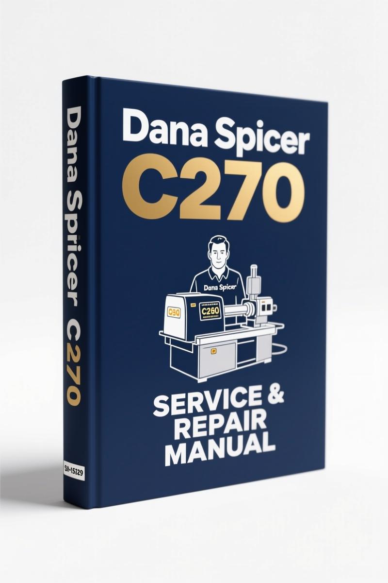 dana spicer c270 1997 service manual, dana spicer service manual, dana spicer spicer