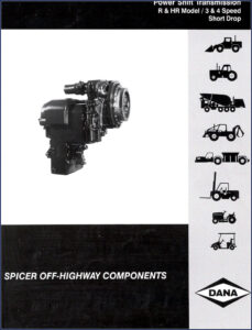 dana spicer r model, hr model service manual, dana spicer service manual, dana spicer spicer