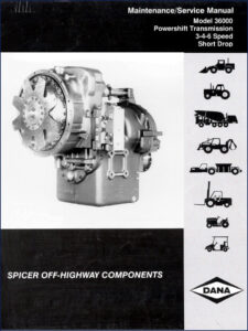 dana spicer 36000 service manual, dana spicer service manual, dana spicer spicer