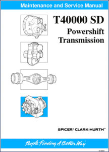 dana spicer t40000 service manual, dana spicer service manual, dana spicer spicer