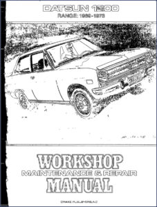 datsun 1200 workshop manual, datsun workshop manual, datsun 1200