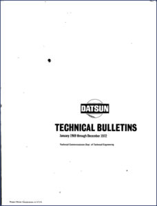 datsun 210 1972 technical manual, datsun manual, datsun 210