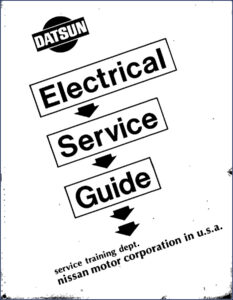 datsun 212, 222, d4000 electrical schematic, datsun manual, datsun 212,