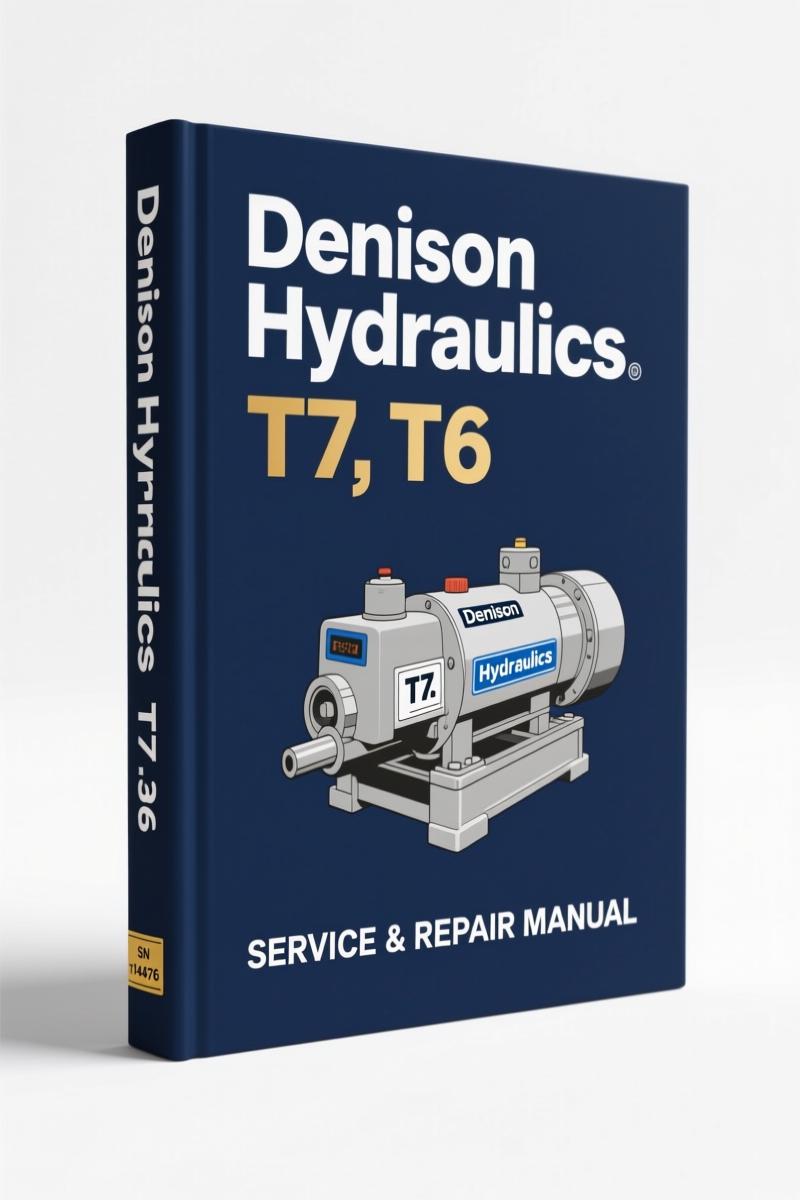denison hydraulics t7 t6 technical manual 2002, denison hydraulics manual, denison hydraulics hydraulics