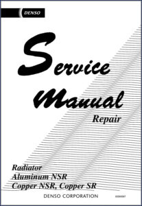 denso aluminum nsr, copper nsr, copper sr repair, denso repair manual, denso aluminum