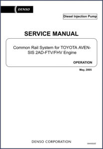 denso avensis 2005 service manual, denso service manual, denso avensis