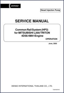 denso l200 triton 2005 service manual, denso service manual, denso l200