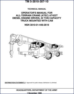 department of the army at422t 1999 operators manual, department of the army manual, department of the army of