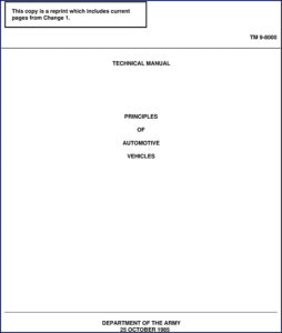 m113a1, m577a1, m06a1, m125a1, m132a1 1985 army technical, department of the army manual, department of the army m577a1,