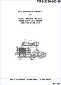 department of the army m915a3 2001 technical manual, department of the army manual, department of the army of