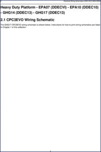 detroit diesel epa07/epa10/ghg14/ghg17 2016 electrical schematic, detroit diesel manual, detroit diesel diesel