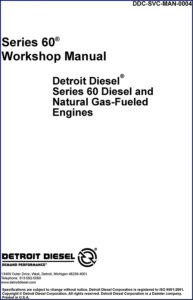 detroit diesel series 60 workshop manual, detroit diesel workshop manual, detroit diesel diesel