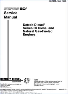 detroit diesel series 60 2005 service manual, detroit diesel service manual, detroit diesel diesel