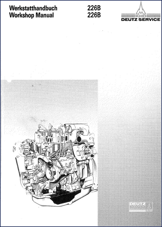 deutz 226b workshop manual, deutz workshop manual, deutz 226b